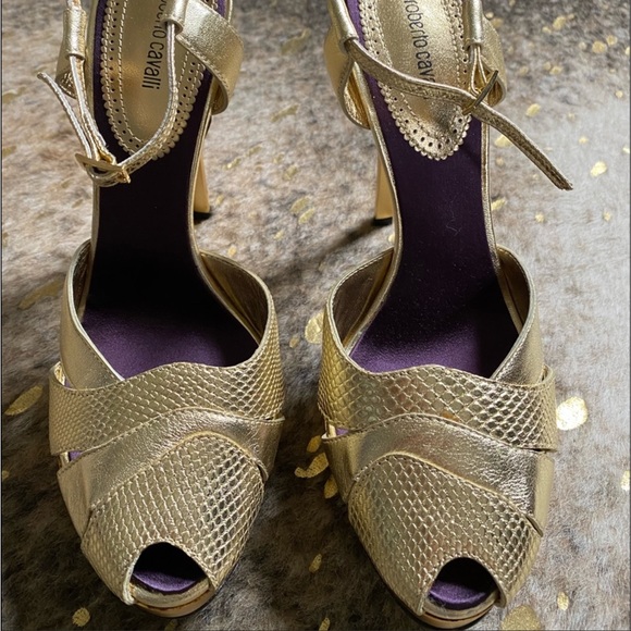 Roberto Cavalli platform sandals. - Picture 3 of 9